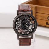 Fashion Wrist Watch Leather Number 01