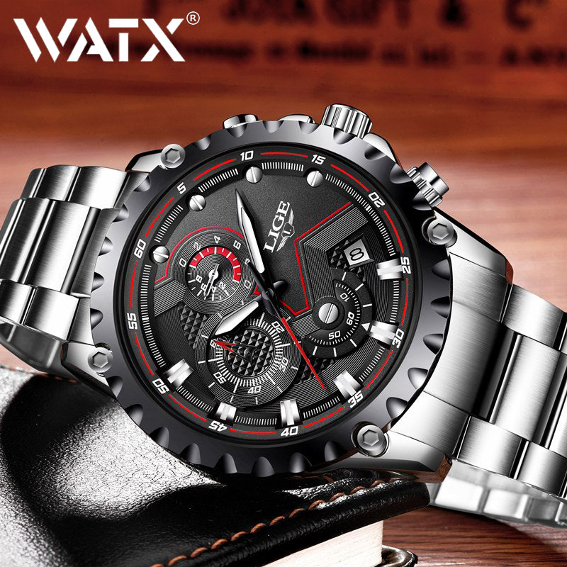 Watches Full Steel Business Waterproof  Number 17