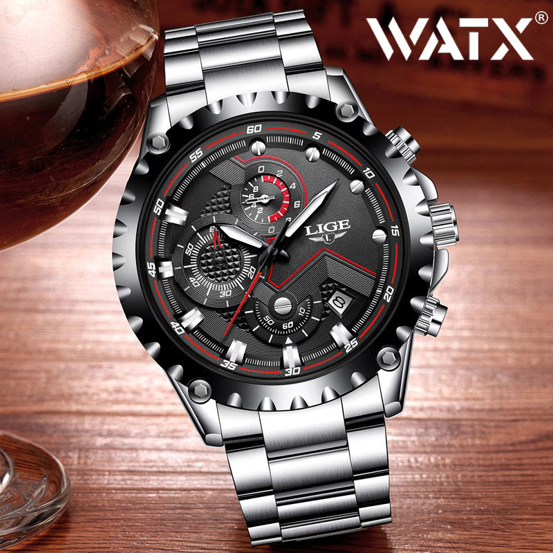 Watches Full Steel Business Waterproof  Number 17