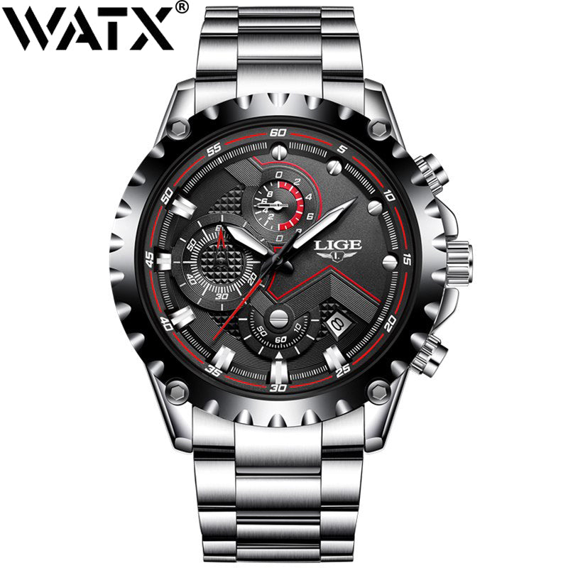Watches Full Steel Business Waterproof  Number 17