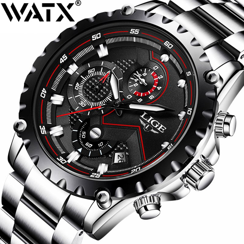 Watches Full Steel Business Waterproof  Number 17
