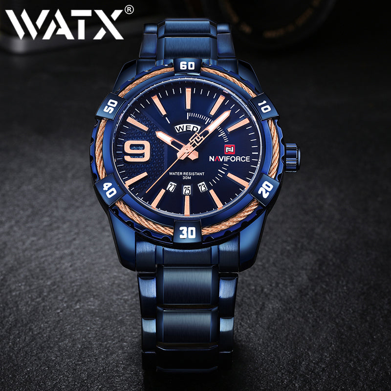 Waterproof Watch Military Stainless Steel Number 13