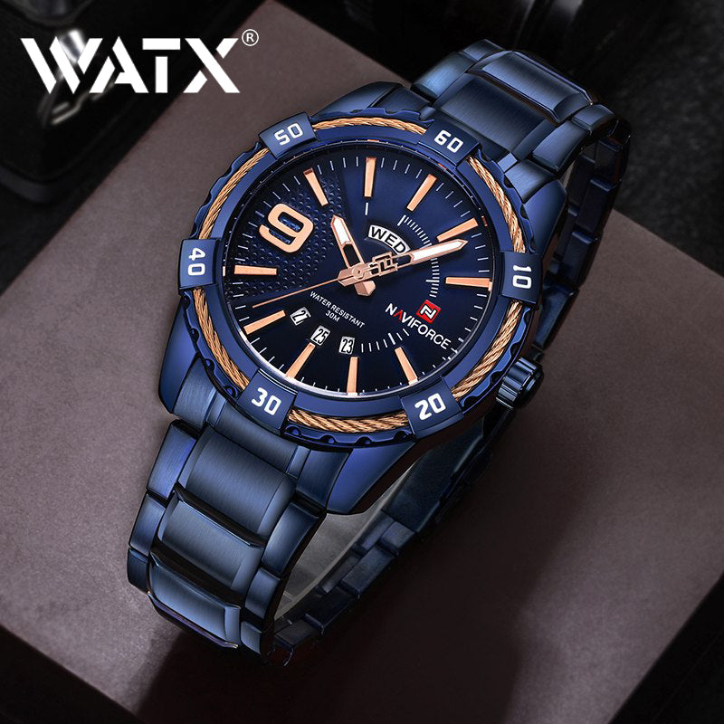 Waterproof Watch Military Stainless Steel Number 13