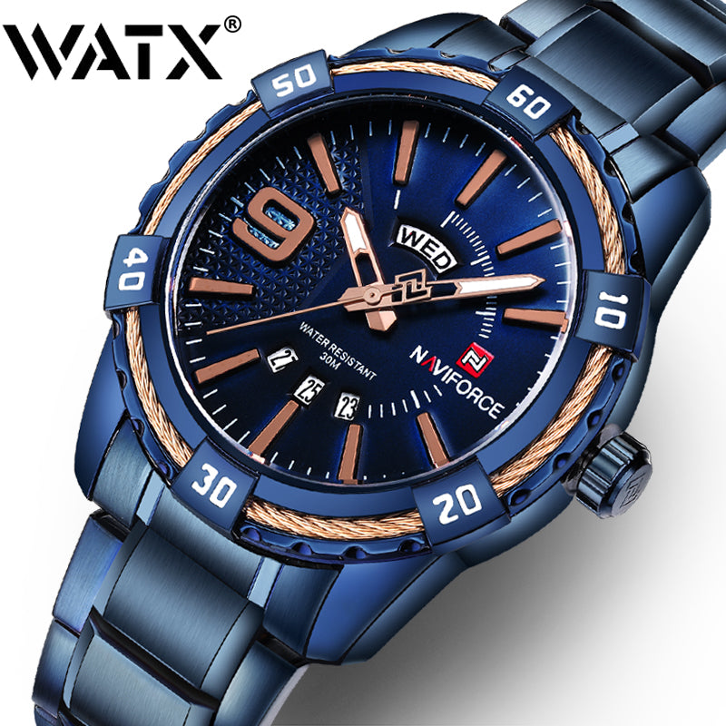 Waterproof Watch Military Stainless Steel Number 13