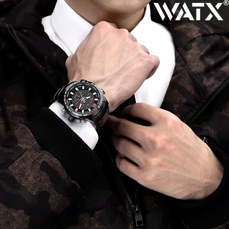 Military Sport Watches Steel Waterproof Number 18