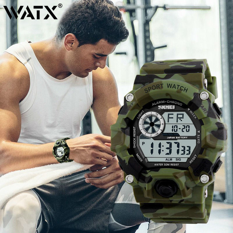 Military Watches Alarm 50M Waterproof Number 04