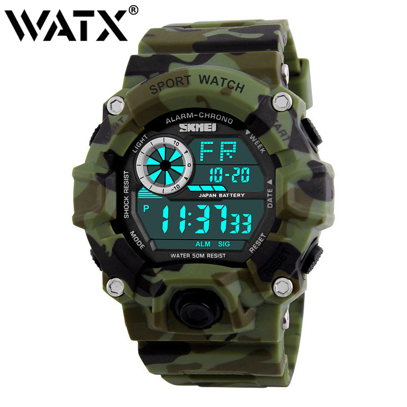 Military Watches Alarm 50M Waterproof Number 04