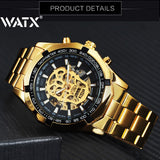 Watch Skull Golden Stainless Steel Number 15