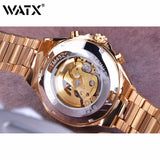 Gold Watch Automatic Skeleton Number 21